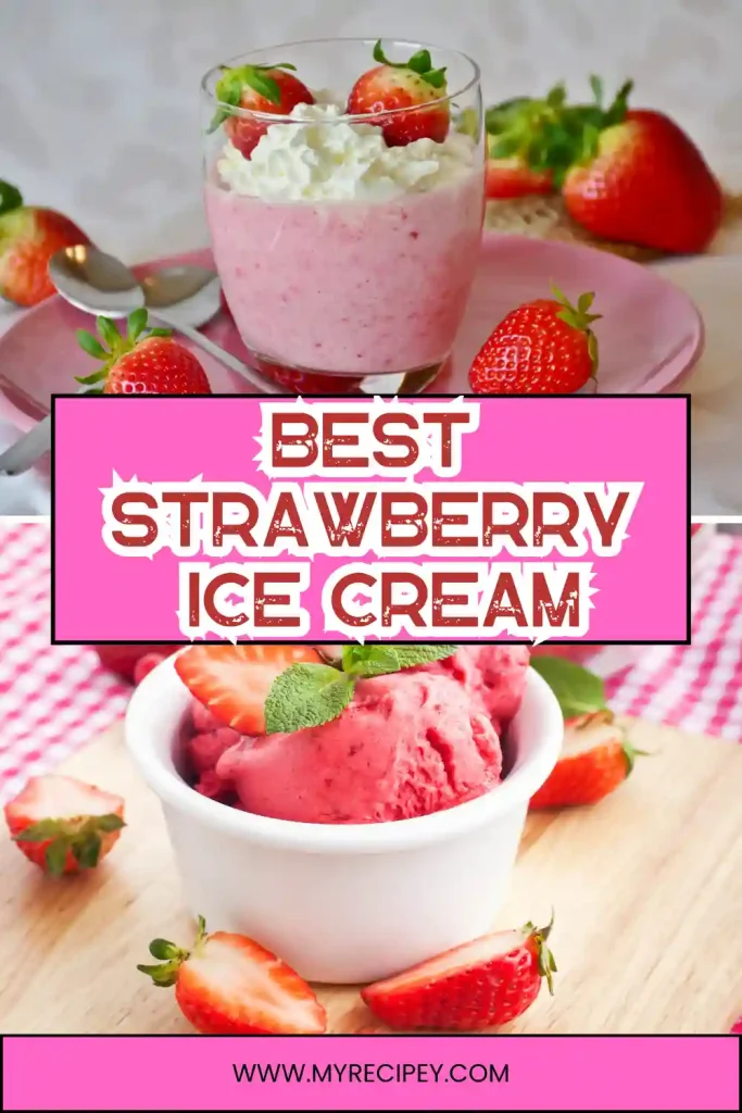 Best Homemade Strawberry Ice Cream-image 1