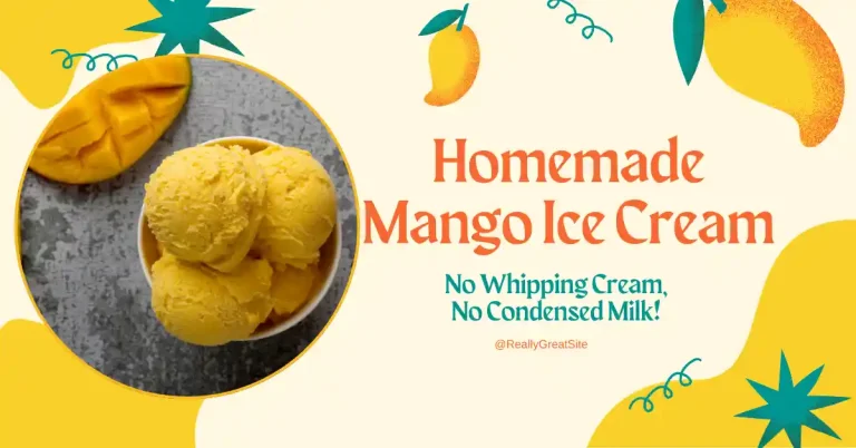 Homemade Mango Ice Cream-featured image