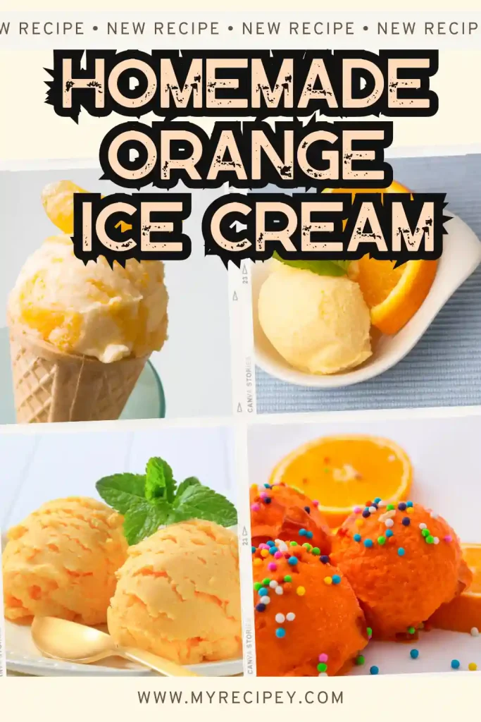 Homemade Orange Ice Cream-image 1